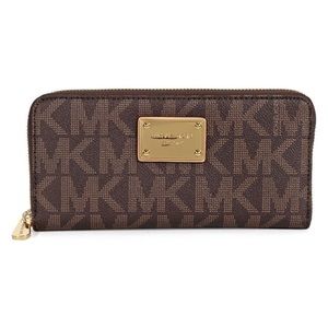 Michael Kors Jetset Continental Wallet Brown